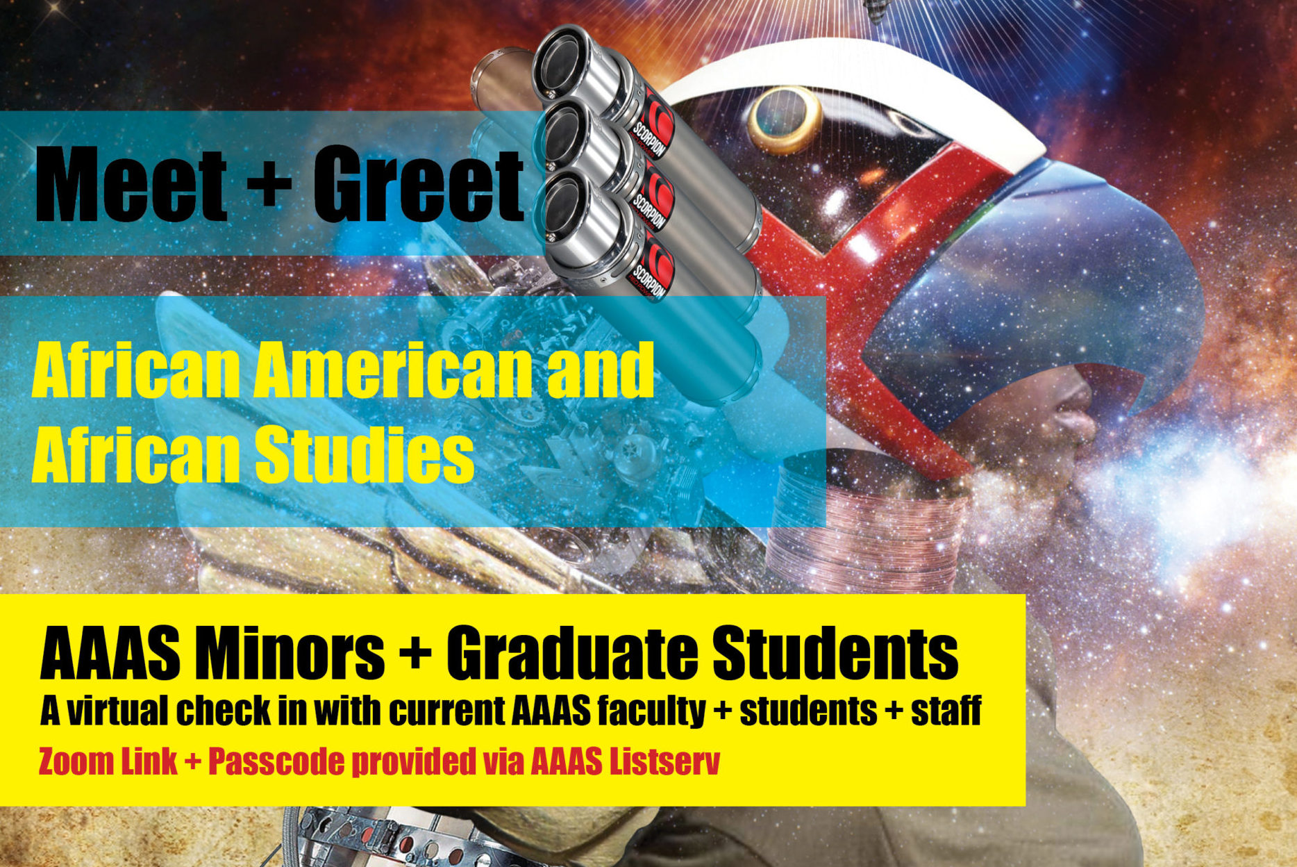 Meet and Greet AAAS Minors + Graduate Students